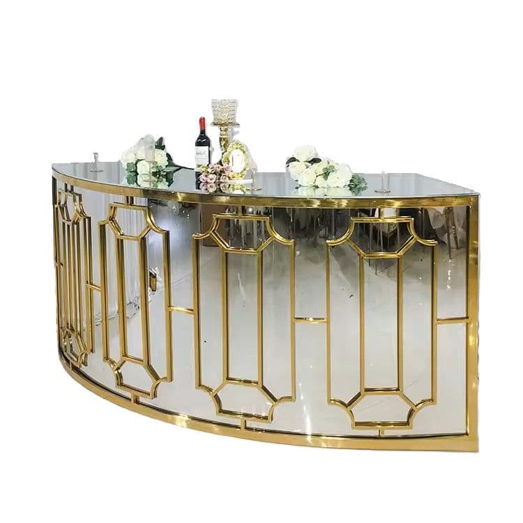 Curved Geode Bar rental for weddings and events in San Diego, California