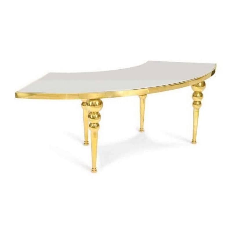 Serpentine Table rental for weddings and events in San Diego, California