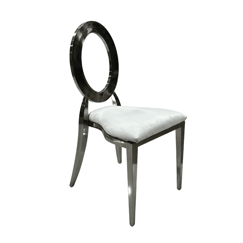 Silver O Chair rental