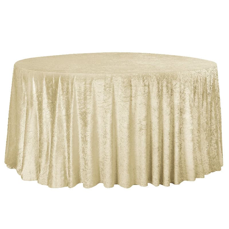 Round Velvet Table Cloth rental alternate