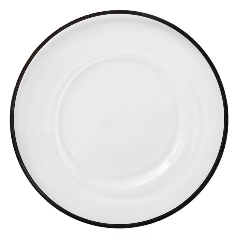 Rimmed Glass Charger – photo 3