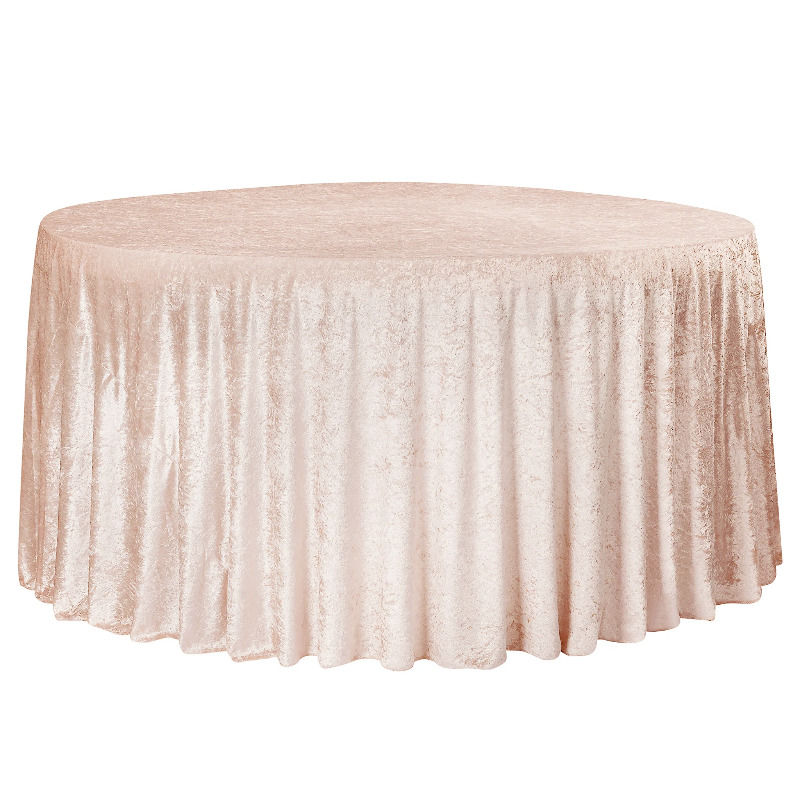 Round Velvet Table Cloth rental for weddings and events in San Diego, California
