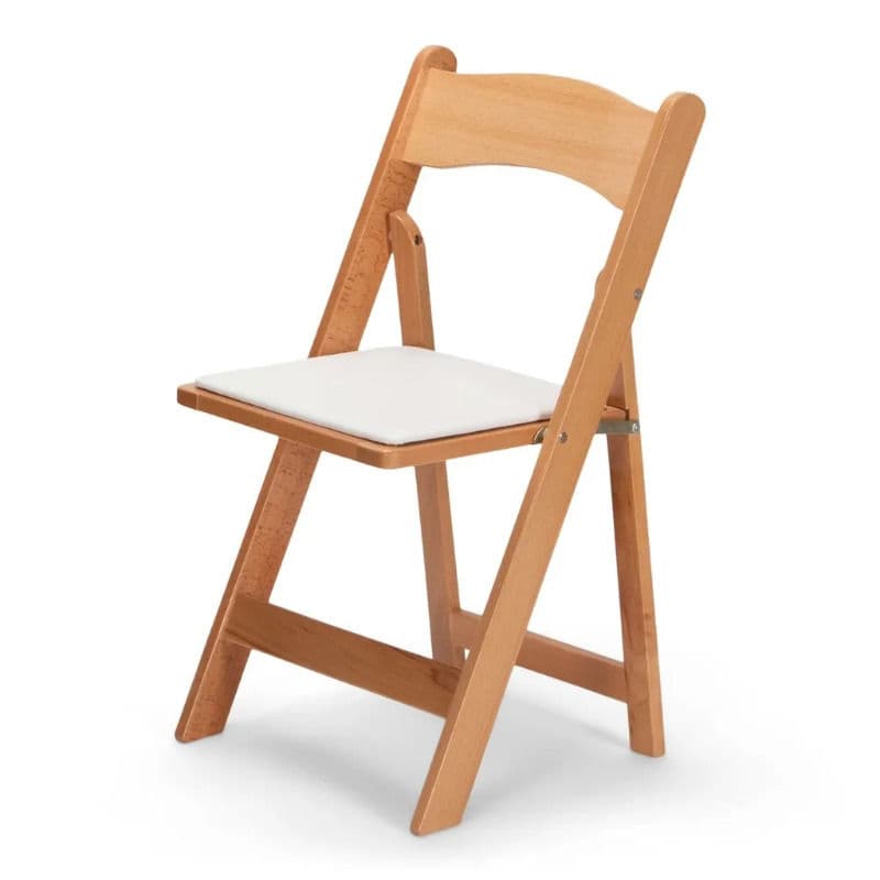 Wooden Padded Folding Chair rental