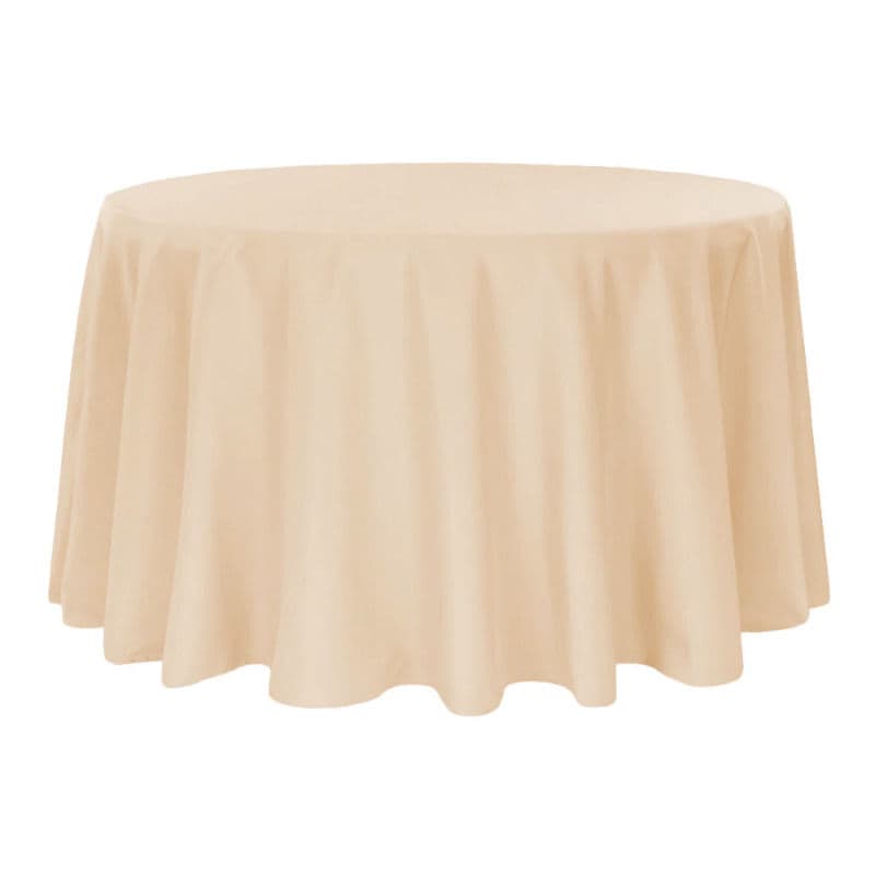 Round Polyester Table Cloth rental